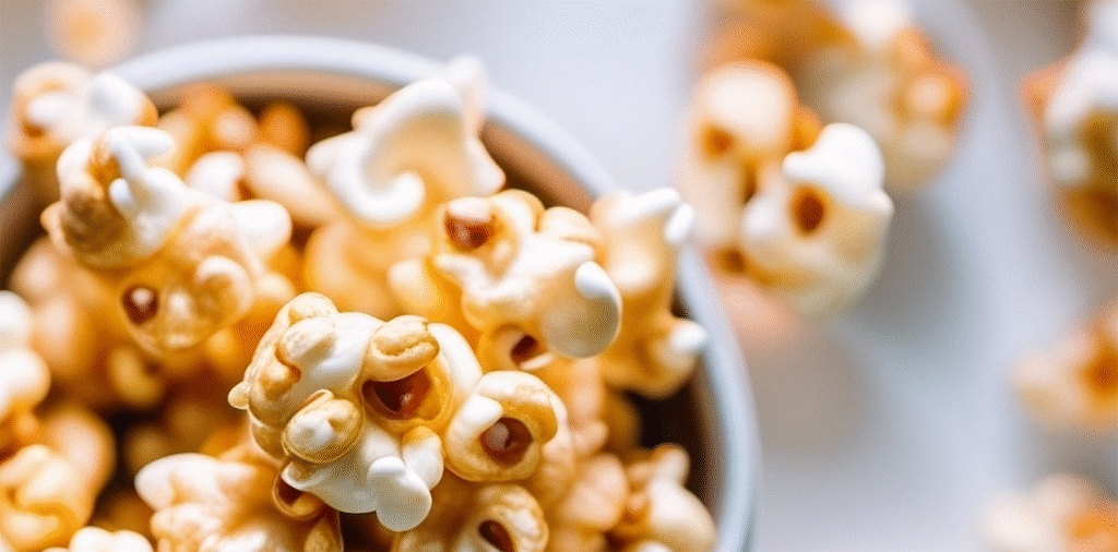 Close-up of caramel corn